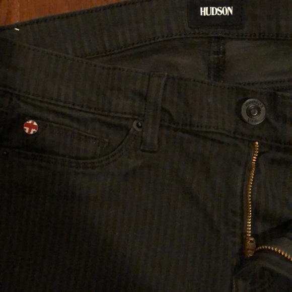 Hudson Black pinstripe skinny jeans - Picture 6 of 6